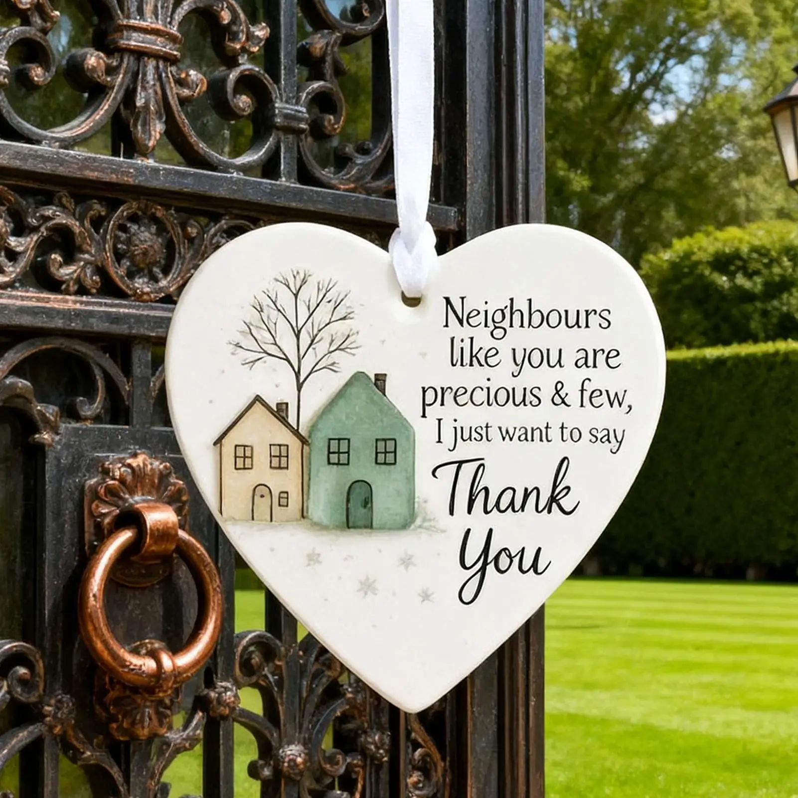 Christmas Tree Decorations Neighbours Thank You Appreciation Favors 2D Acrylic Ornament Gifts Christmas Tree Window Door Decor