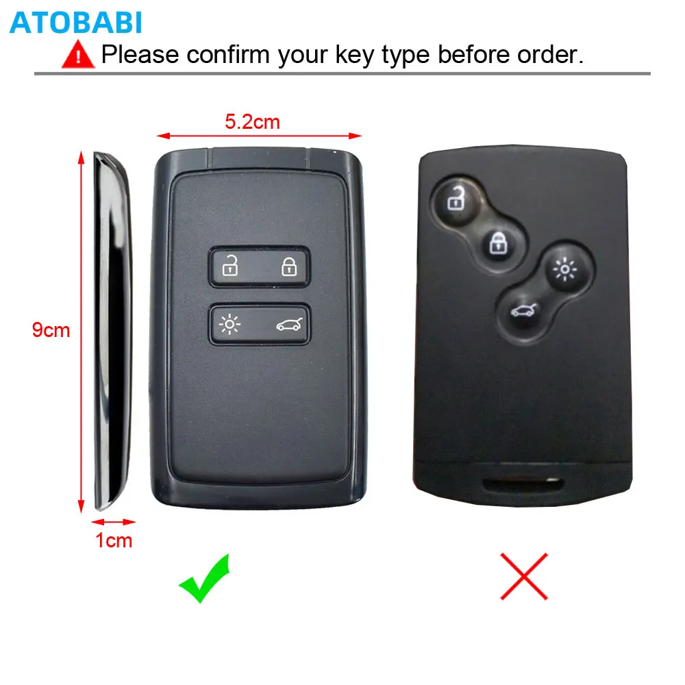 Key Case Cover Key Case Car Key Shell Leather Car Key Cover Bag For Renault Captur Koleos Kadjar Arkana Megane Clio Dacia Duster Sandero Stepway