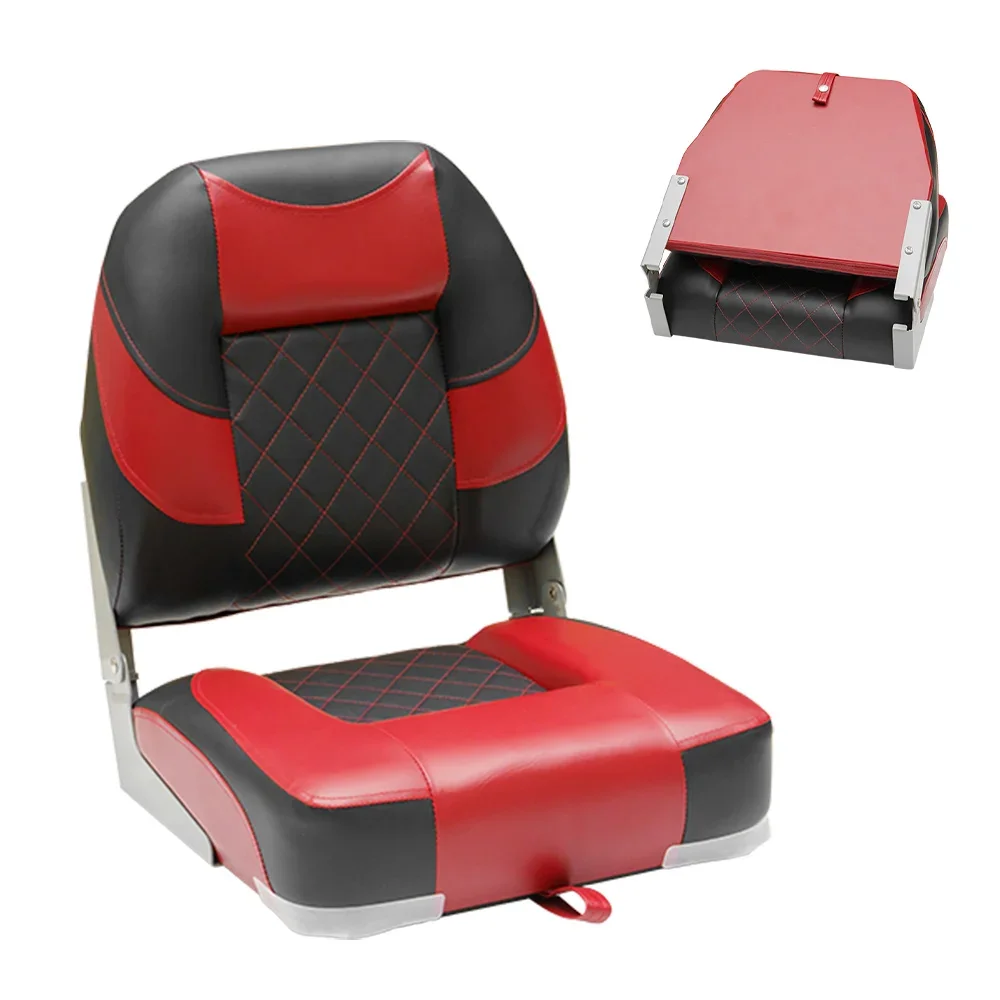 Folding Boat Seats for Marine, High Back, Jet Boat, Deluxe Chair,