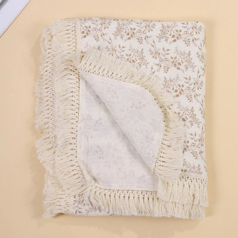 Muslin 배넷저고리 담요 용 면 술 받침 담요, 침구 배넷저고리 랩, 유모차 커버