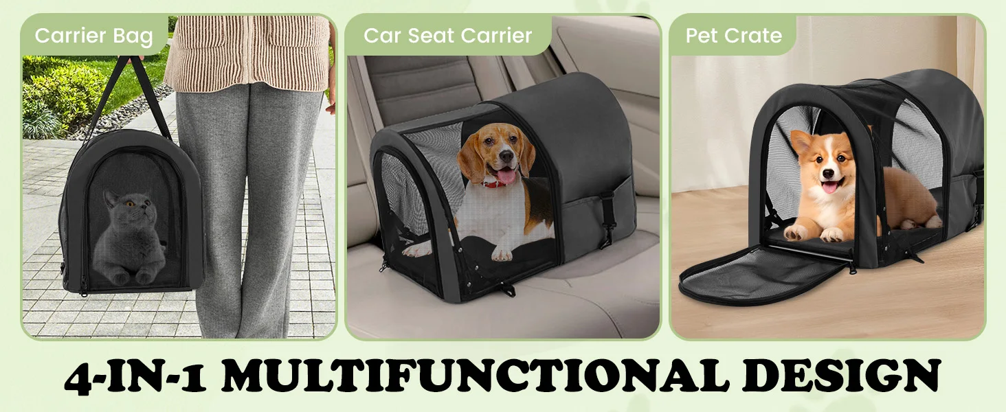 2 Detachable Carrier Bags