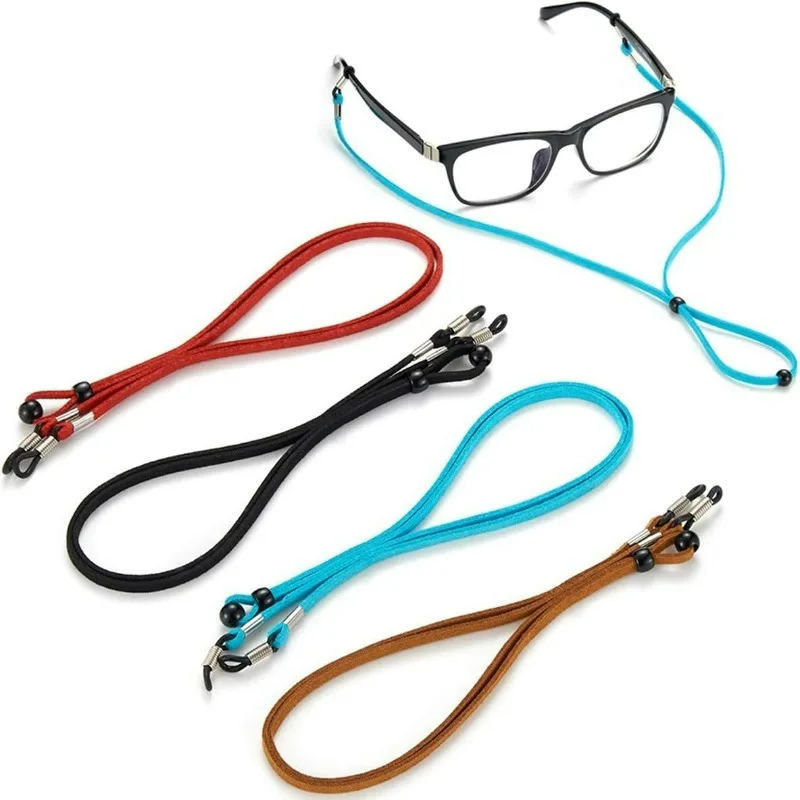 12 Cinturini Per Occhiali Colorati – Antiscivolo, Regolabili, In Pelle PU E Silicone – Cordini Per Occhiali Da Sole E Da Vista – Per Uomo, Donna E Bambino