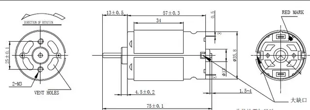 Milwallkee Cordless Drill Motor,741335001/2 For Maintenance Onpo