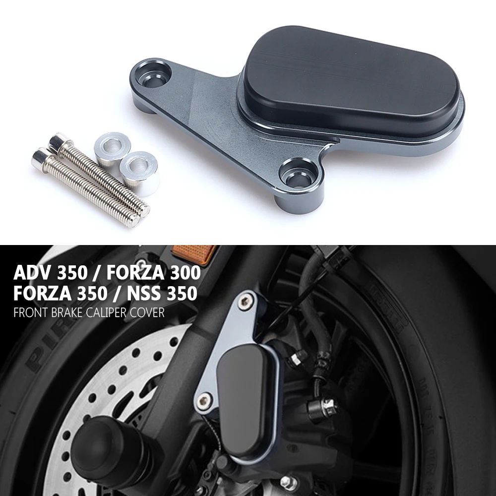 

New Accessories 2018 - 2023 CNC Brake Caliper Disc Guard Fits For HONDA FORZA Forza 300 Forza350 Forza 350 NSS350 ADV350 ADV 350