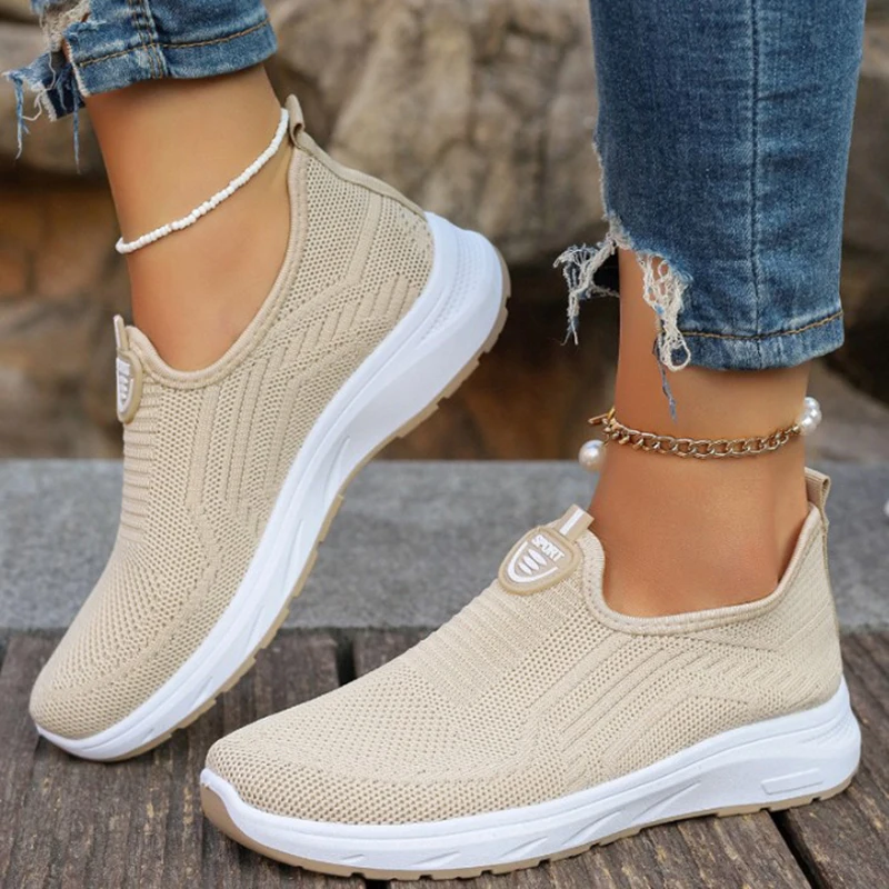 Women's Sneaker Slip On Women Sneakers Breather White Shoes Women Casual Sneaker Sports Shoes Comfortable Vulcanize Shoes Female 1