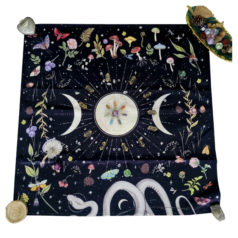 

Altar Tarot Card Cloth Tablecloth Astrology Tarot Divination Cards Table Cloth Tapestry Square Witchcraft Deck Cloth