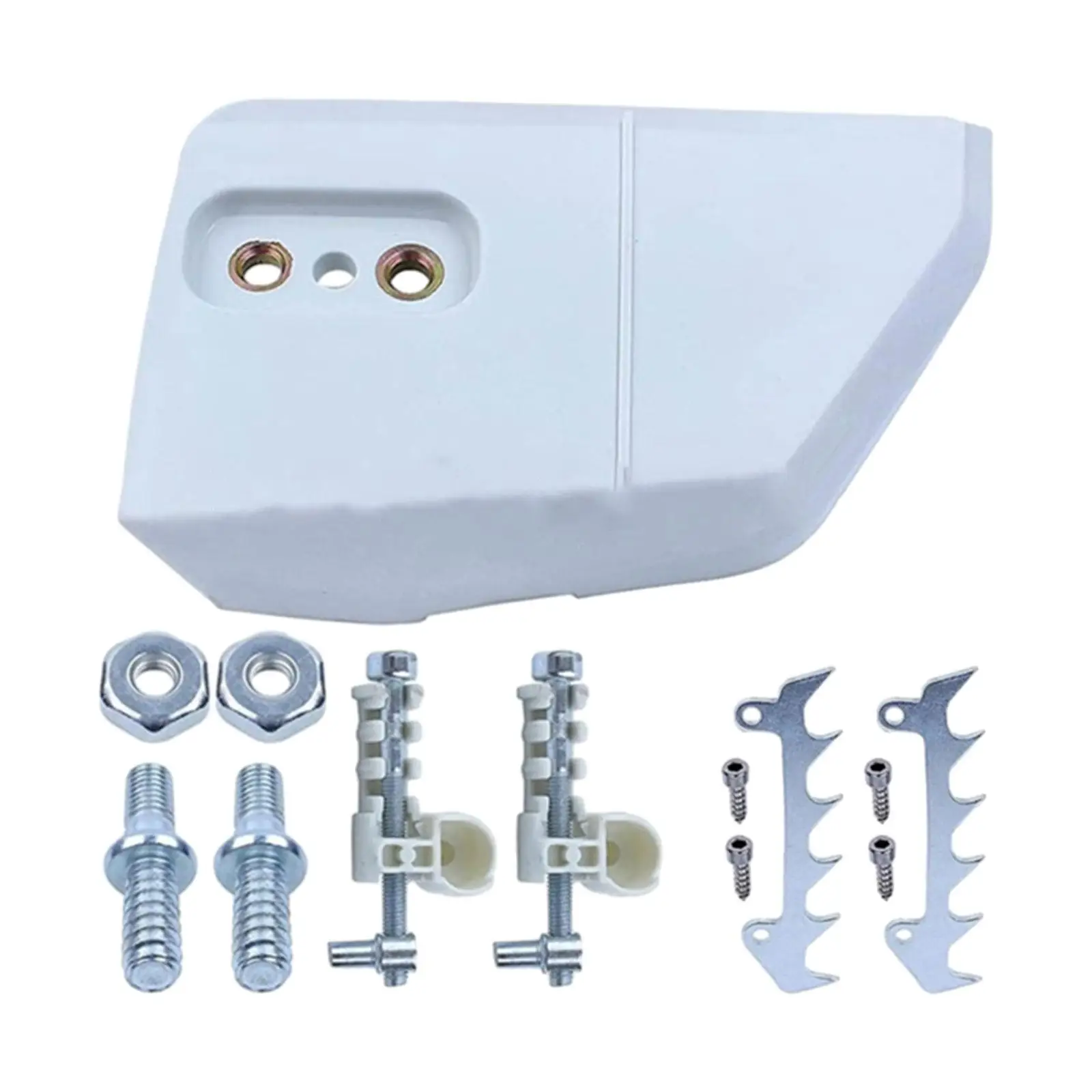 

Chain Sprocket Cover Chain Adjuster Tensioner Durable Chain Saw Parts Anti Splashing Cover for MS170 230 250 180 Easy to Install