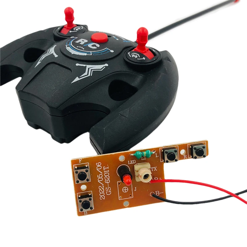 857 27MHz 회로, 4CH RC 리모컨 PCB 송신기 및 리시버 보드, 안테나 라디오 시스템, 자동차 액세서리, 1 세트