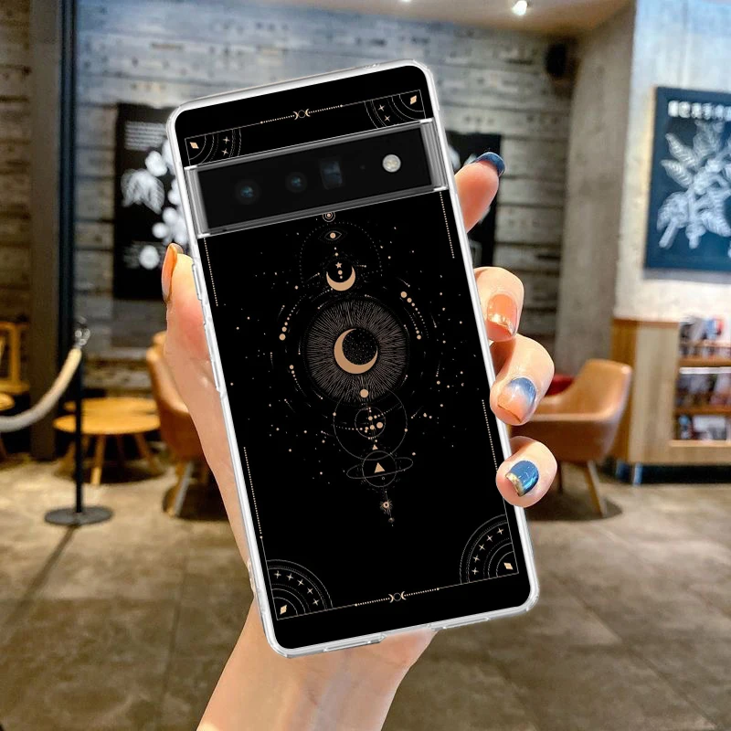 Starlit Sky Planet Space Art Soft TPU Transparent Phone Case