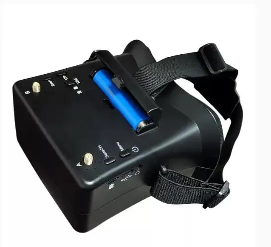 SJ RHD430 5.8G 48CH Diversity FPV Video Goggles W/DVR, USB-C Charging 18650 battery Goggles VR for RC Racing Drone DIY