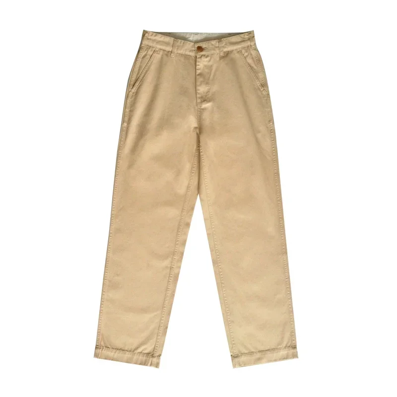 SauceZhan XX001 Chino Pants Vintage Cargo Pants Men Pants  Men Cotton Straight Pants & Capris Casual Pants 310g Thick Loose 5