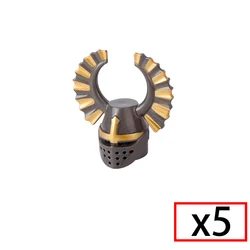 Medieval Knights Action Set - Castle Siege Building Blocks Toy (Knight Hat A)