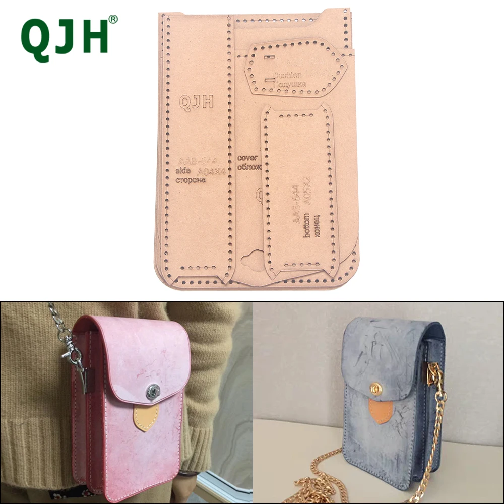 Custom New Mobile Phone Bag Handmade Hand-Stitched Wax Thread Wild Hanging  Neck Vertical Epsom Leather Shoulder Bag - AliExpress