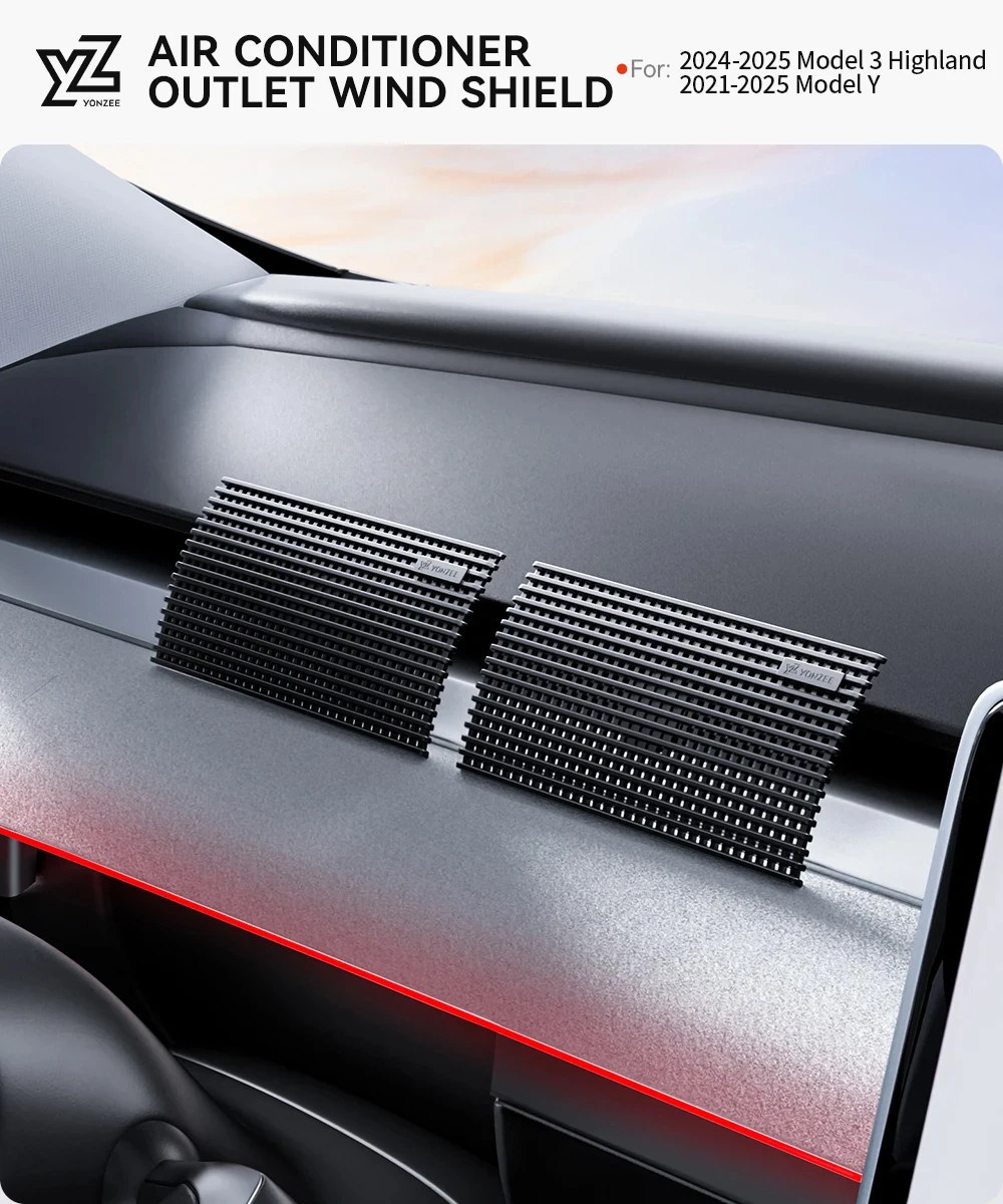 for Tesla Model Y 3 Juniper Highland 2019-2025 Air Vent Outlet Anti-Direct Blowi