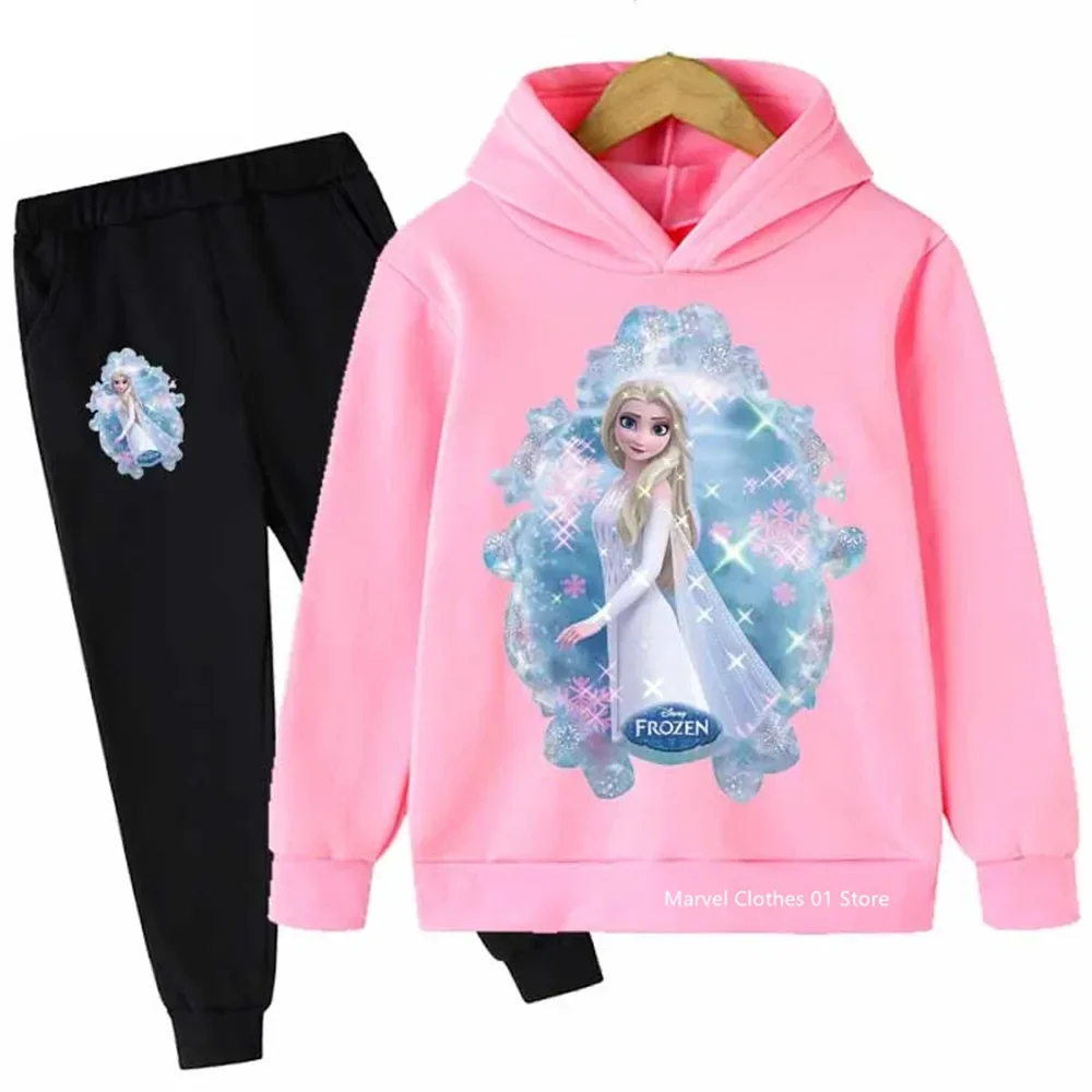 Ensemble Survêtement Enfant Elsa La Reine des Neiges Rose