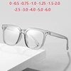 Women Men Student Myopia Spectacles With Degree Anti Blue Rays Minus Diopter Myopes Lunettes Prescription 0 -0.5 -1.0 To -6.0 1