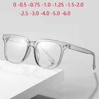 Women Men Student Myopia Spectacles With Degree Anti Blue Rays Minus Diopter Myopes Lunettes Prescription 0 -0.5 -1.0 To -6.0 1