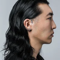 2024 New Mesh Ear Clip Copper Alloy Cyberpunk Style Men's And Women's Jewelry Party Gift 2