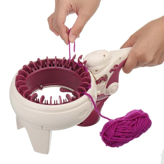 DIY hand-cranked automatic sweater knitting machine, knitting machine for  knitting scarf, socks, hats, and knitting artifact - AliExpress