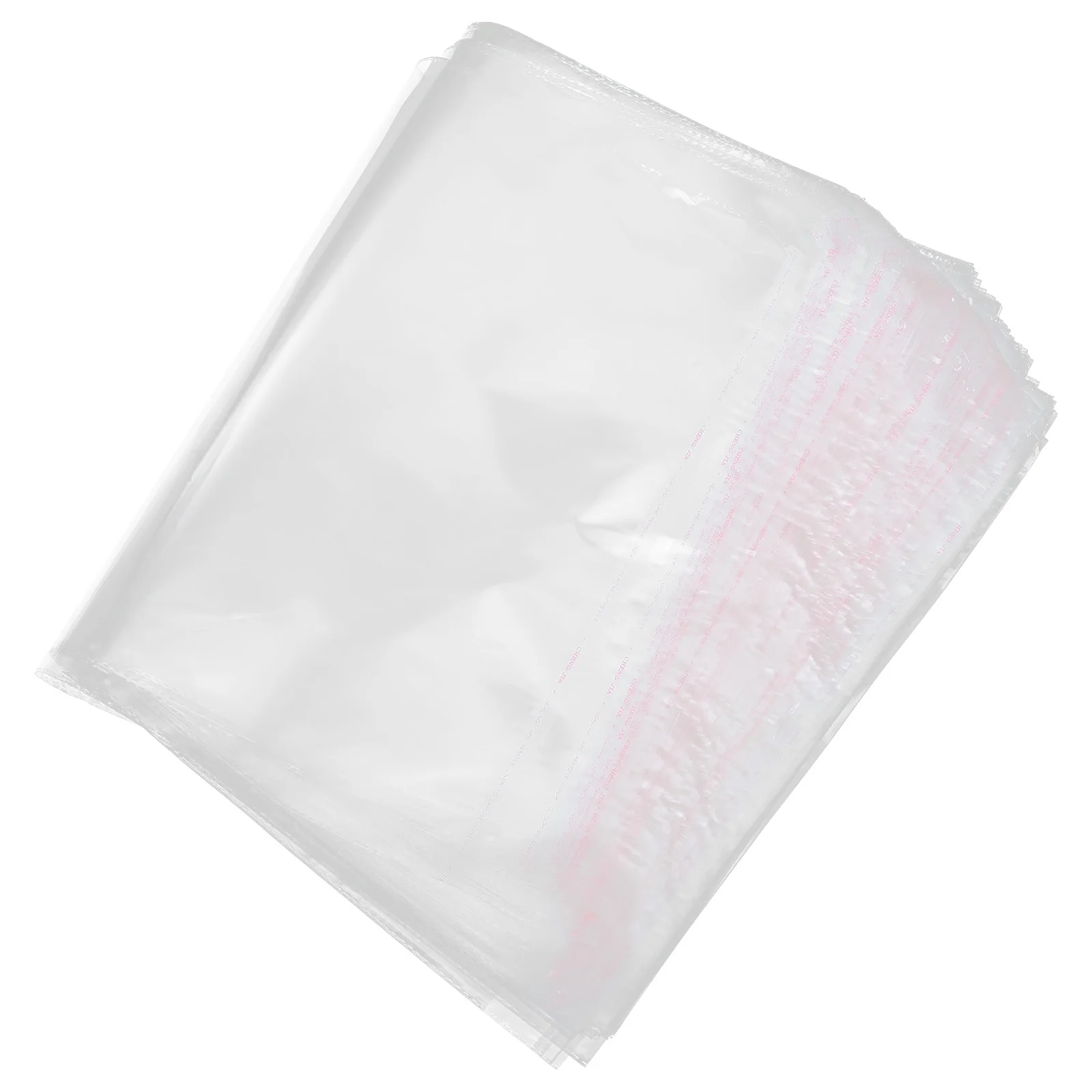 

100pcs Multi-use Plush Toy Bags Portable Plush Storage Pouch Clear Package Bags