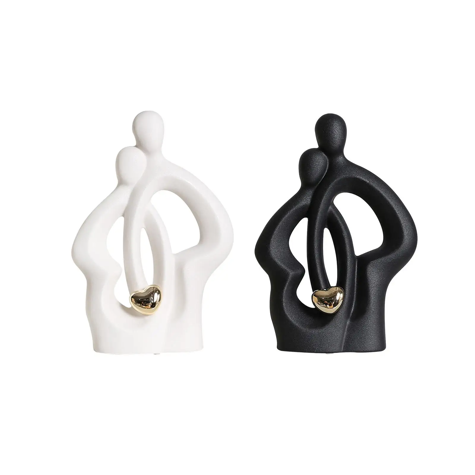 

Hugging Couple Figurine Couple Statue Modern Decor Lovers Statue for Wedding