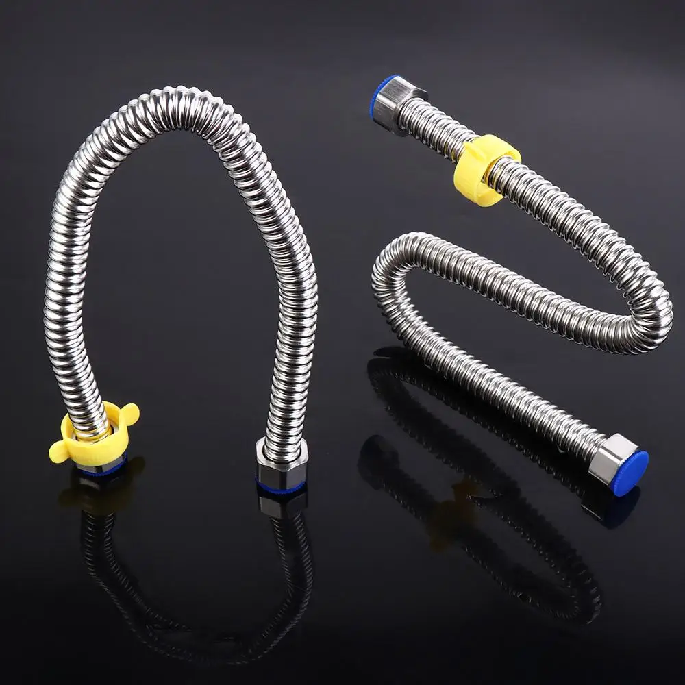 304 stainless steel high-temperature resistant explosion-proof corrugated plumbing hose water pipe