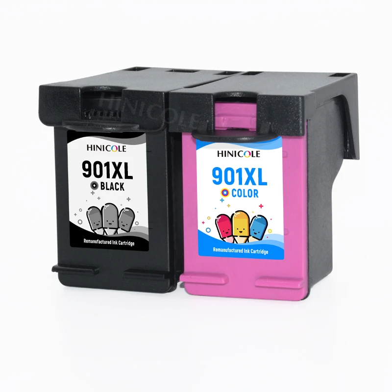 Ink Cartridge Inkjet Ink Cartridge HINICOLE 901XL Printer Ink Cartridge for HP901XL HP Officejet 4500 J4500 J4524 J4530 J4540 J4550 J4580 J4585