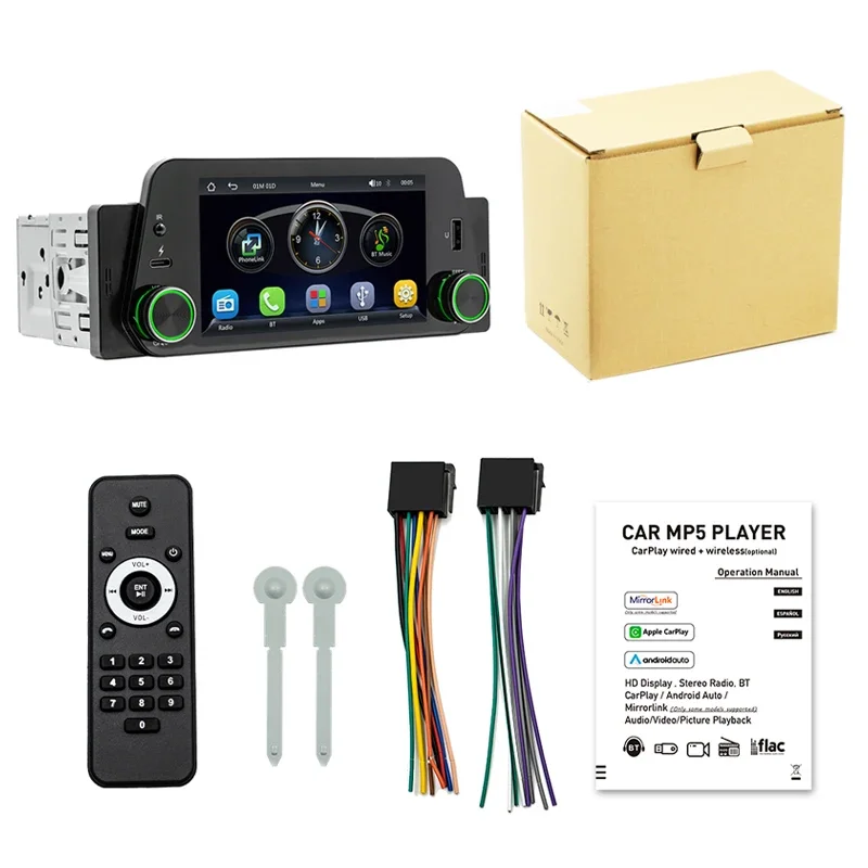 F152C   ̷ ũ, ڵ  ī÷, ȵ̵ ڵ, MP5 ÷̾, USB  ý,  , 1 Din, 5 ġ