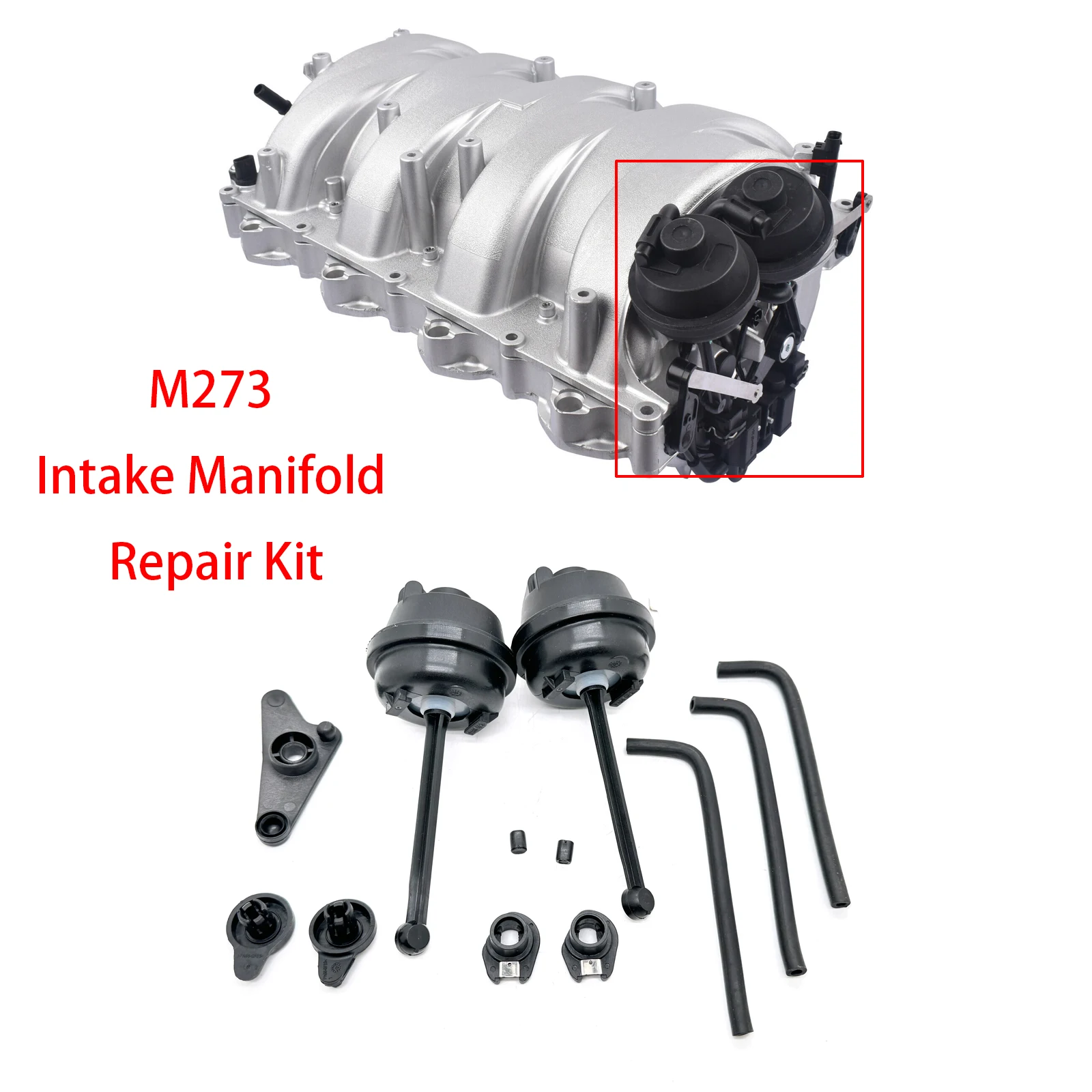 A2731400701 Car Engine Intake Manifold Repair Kit For Mercedes Benz W212 W463 M164 W221 M273 V8 OEM 2731400701 1