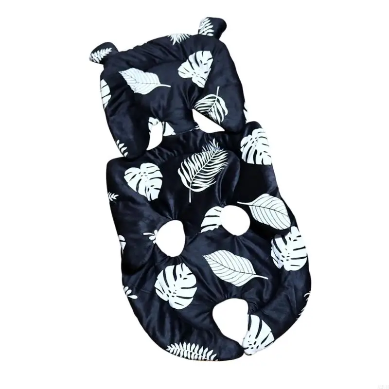 Reversibles Kinderwagen-Pad aus weicher Baumwolle, Sommer- und Winter-Autositzauflage, Sitzkissen für Neugeborene, A2UB – Detail 9