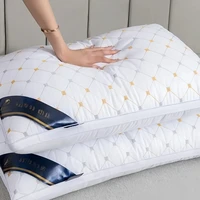 Insert d'oreiller en polyester pour adultes, hôtel et usage domestique, noyau de literie rectangulaire blanc doux, oreiller durable pour dortoir et ménage 4