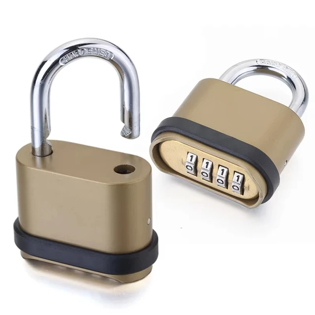 4 Digitals Code Password Combination Zinc Alloy Lock Padlock Hardware Accessories Waterproof Smart Padlock Security 3