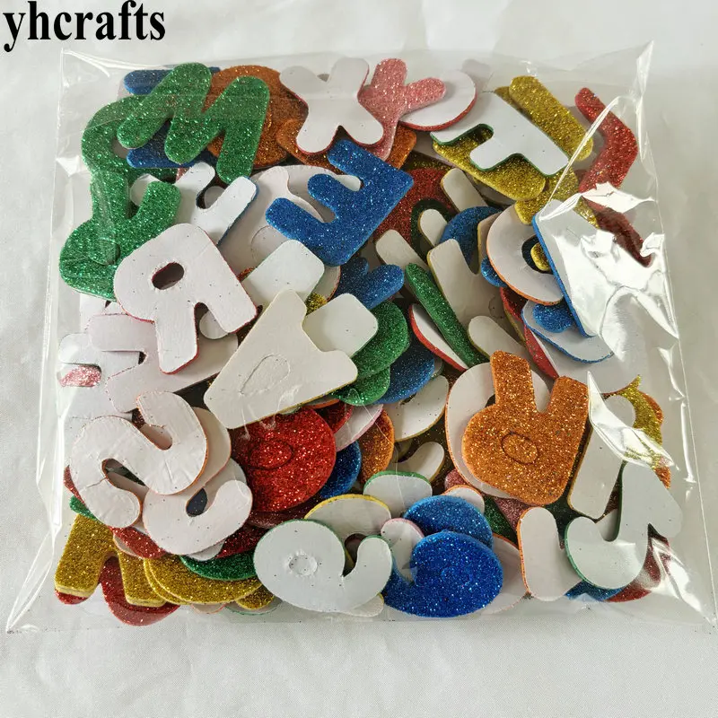 Gomma Glitter 150 Pezzi: Adesivi In Schiuma Con Lettere E Numeri Colorati Per Bambini, Fai Da Te E Decorazioni Scolastiche