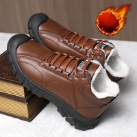 Winter Waterproof Leather Snow Boots for Men 4