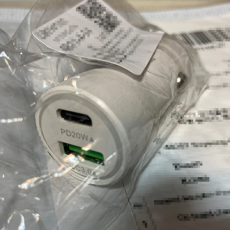 듀얼 포트 USB C 플러그 차량용 충전기, USB C타입 PD 20W, USB QC 3.0, 고속 전원 충전 허브, 자동차 담배 라이터 어댑터, 5V, 12V, 9V