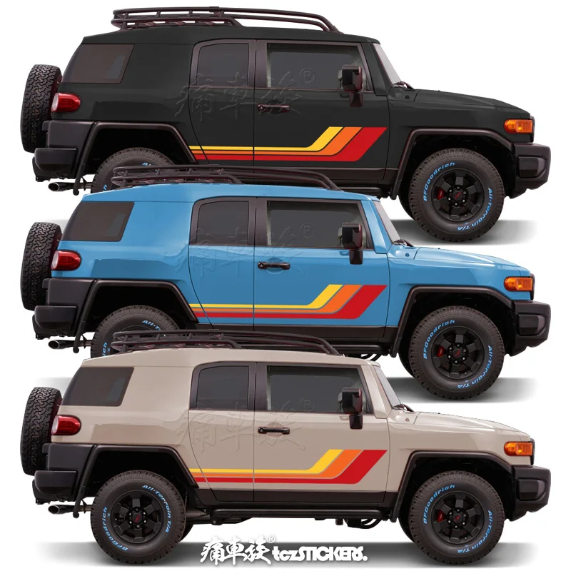 

Наклейка на автомобиль для Toyota FJ CRUISER, модификация внешнего корпуса, индивидуальная Спортивная наклейка, пленка