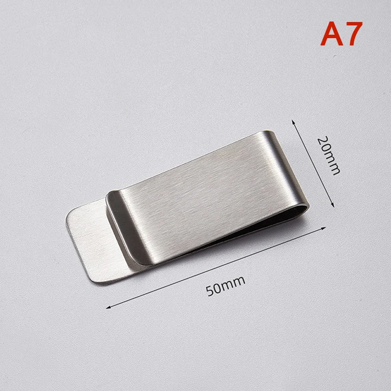 Fermasoldi In Acciaio Inox - Confezione Da 2, Portafoglio Minimalista Per Carte E Banconote - Foto 7