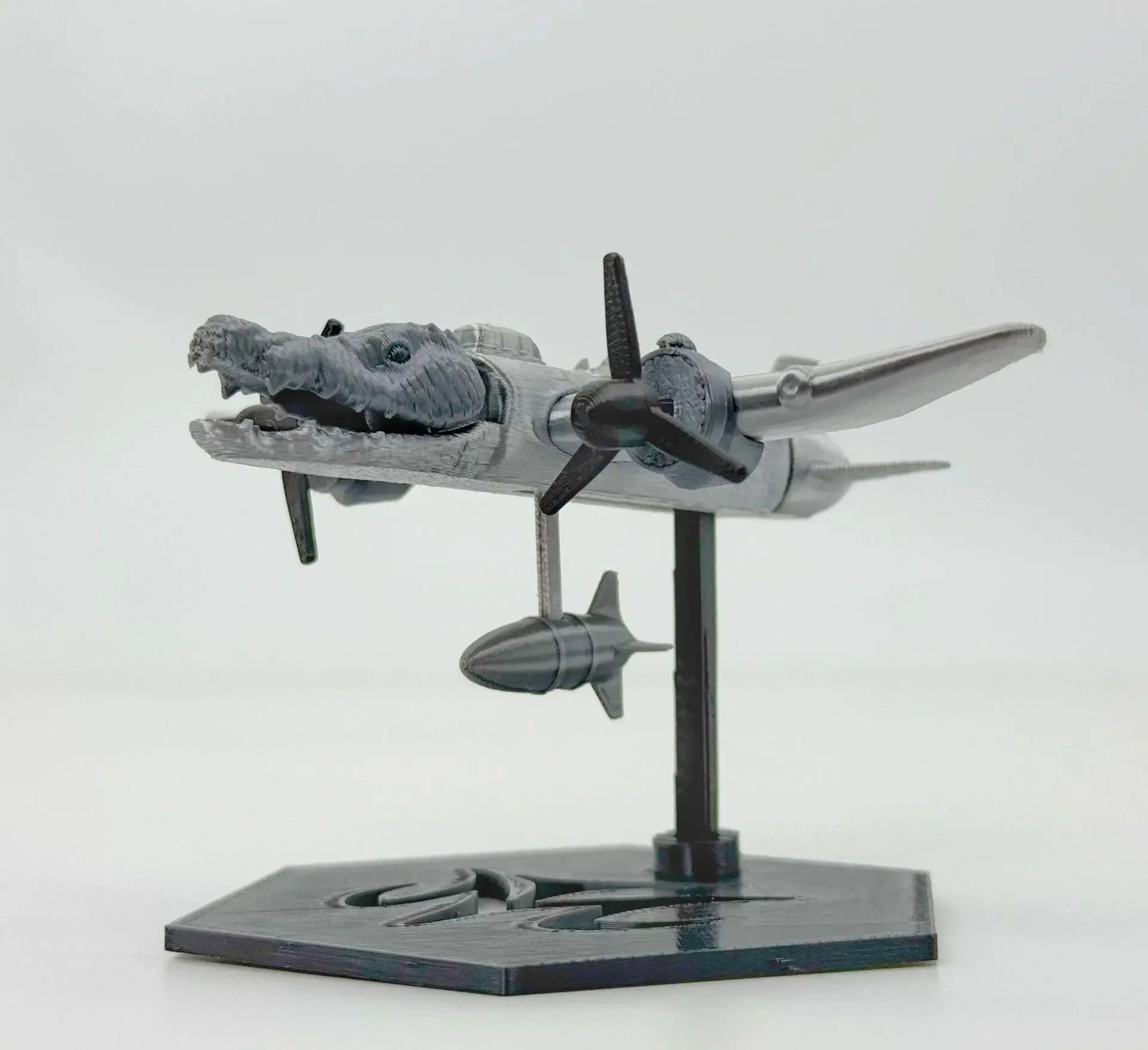 Creative Abstraction Shark Action Figure - The Classic of Mountains and Seas