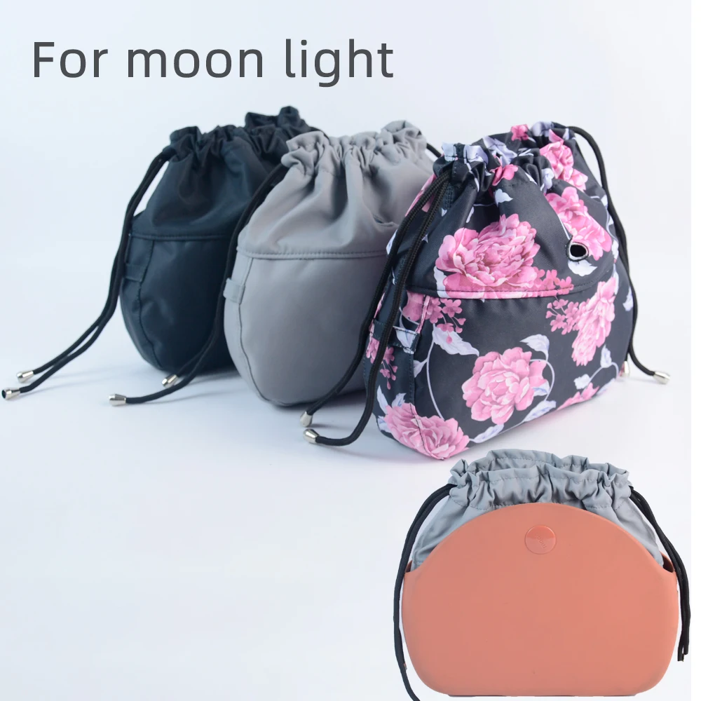 New 1pc waterproof Composite Twill Cloth drawstring organizer obag moon ...
