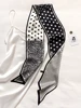 2024 Cashew Nut Print Scarf Silk Scarf Thin Ribbon Silk Scarf Female Narrow Long Multi-Functional Decorative Ribbon Scarf 2