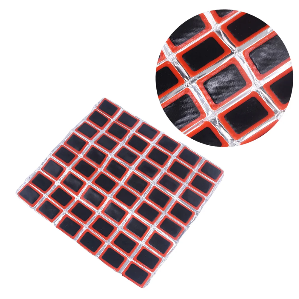 

3 Sheets Shape Motor Bike Tyre Patches Tire Inner Tube Puncture Rubber Patches Repair Kit for Home Store