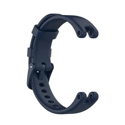 Enhanced Silicone Sport Band Strap for Garmin Lily - Soft Replacement Watchband Accessory Bracelet (Midnight blue)