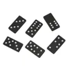 28 Pcs Black Dominoes Wooden Box With Black Dominoes Wooden Board Game Teaching Aids Party Game Children's Day Gift 2