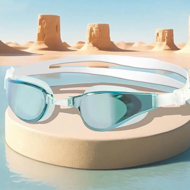 Swim Goggles For Men Non-slip Diving Goggles With Strap Portable Pool Swimming Glasses Lightweight Pool Glasses For Men Women