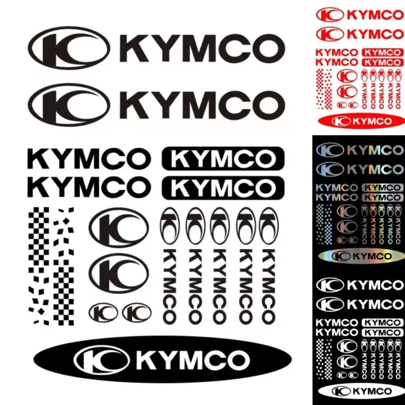 

18 Pcs Kit KYMCO Stickers Mountain Bike Car Motorcycle Helmet Surfboard Waterproof Vinyl Personality Trend Decal