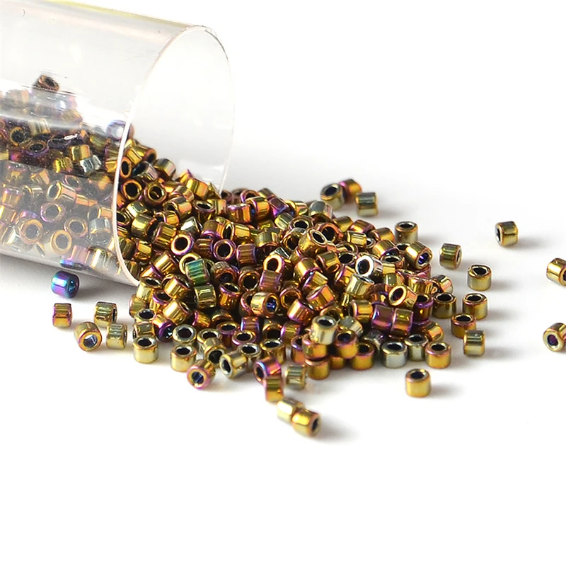Glass Seed Beads Round Spacer for DIY Handmade Jewelry Making 10g/Tube JP Miyuki Delica 11/0