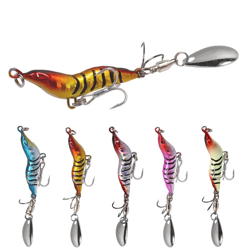 

Fishing Lure Artificial Fake Bait With Treble Hooks Luya Hard Simulation Shrimp Fishing Tackle Spinning Lures Choice Goods Y103