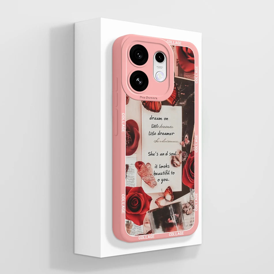 Elegant Chinese Ink Floral Soft Silicone Phone Case - Full Coverage Bumper Protection