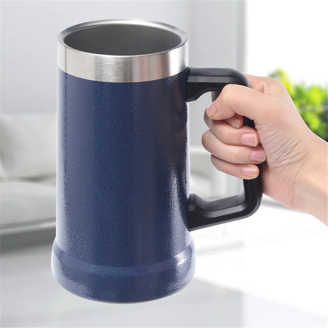 Stainless Steel Tumbler Handle  Stainless Steel Insulated Mugs - 24oz  Stainless - Aliexpress