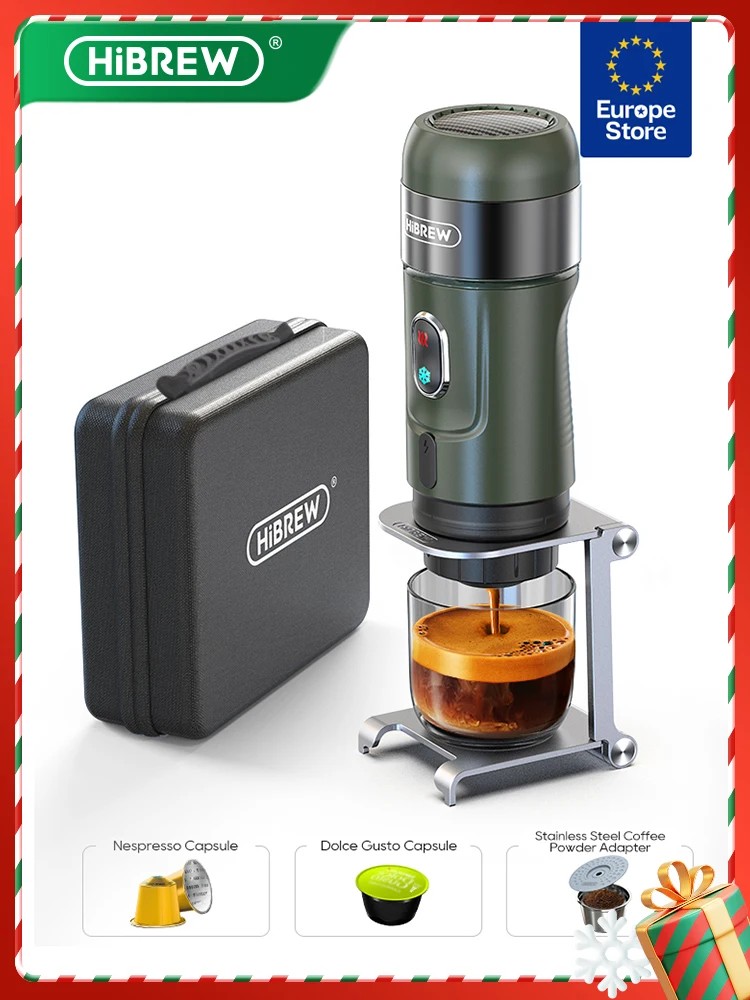 Hibrew Macchina Per Caffè Espresso Portatile Senza Fili Per Auto E Casa Campeggio Macchina Da Caffè Da Viaggio Realizzata Nespresso Dolce Capsule Powe
